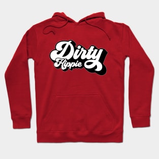 Dirty Hippie Retro Script Hoodie